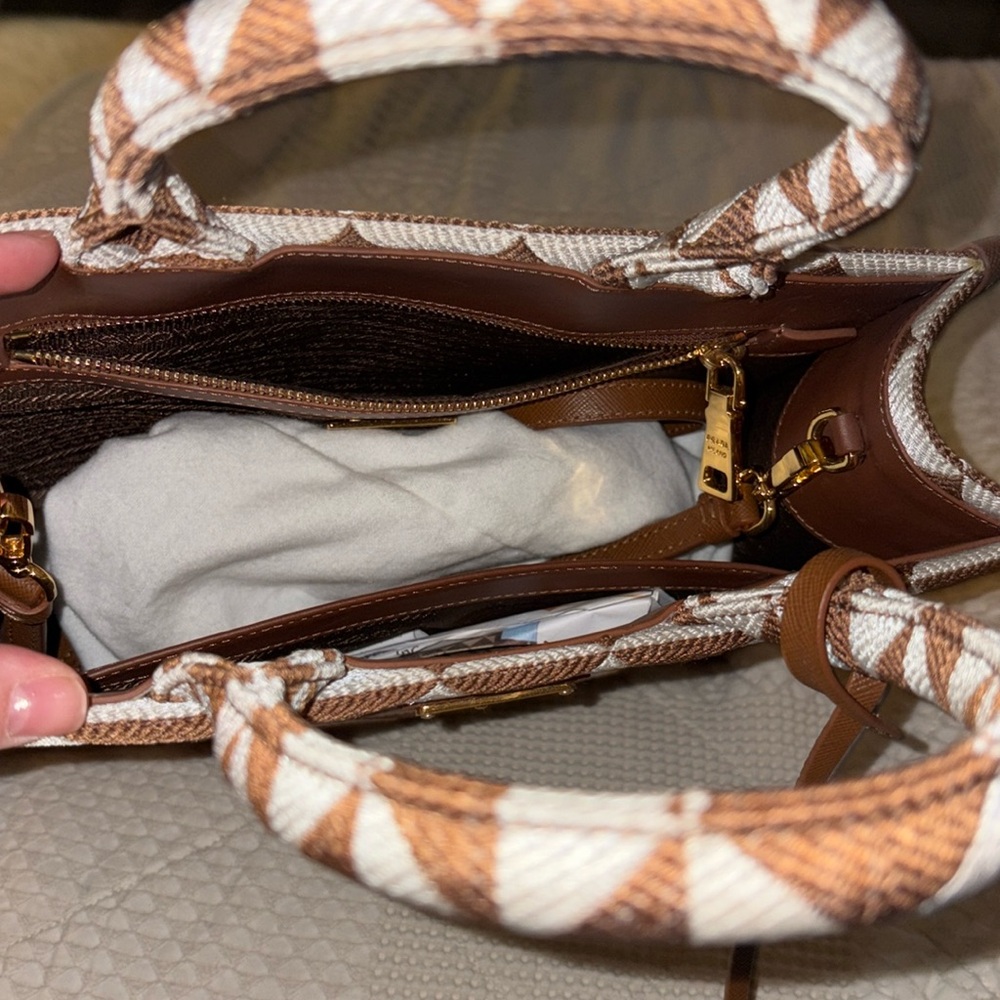 Prada small Symbole jacquard tote bag - Picture 10 of 12